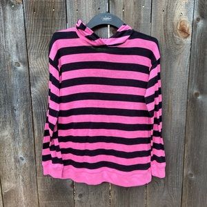 Striped Hoodie-Shirt